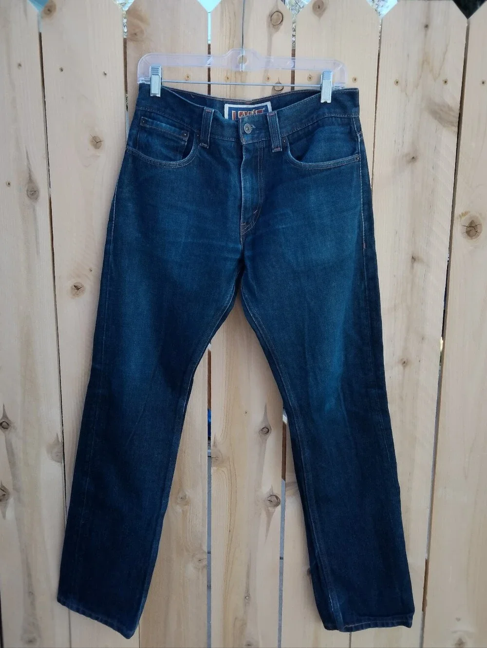 Levi's Men's Skinny 511 Straight Jeans in Dark Blue Wash Size W33 L32